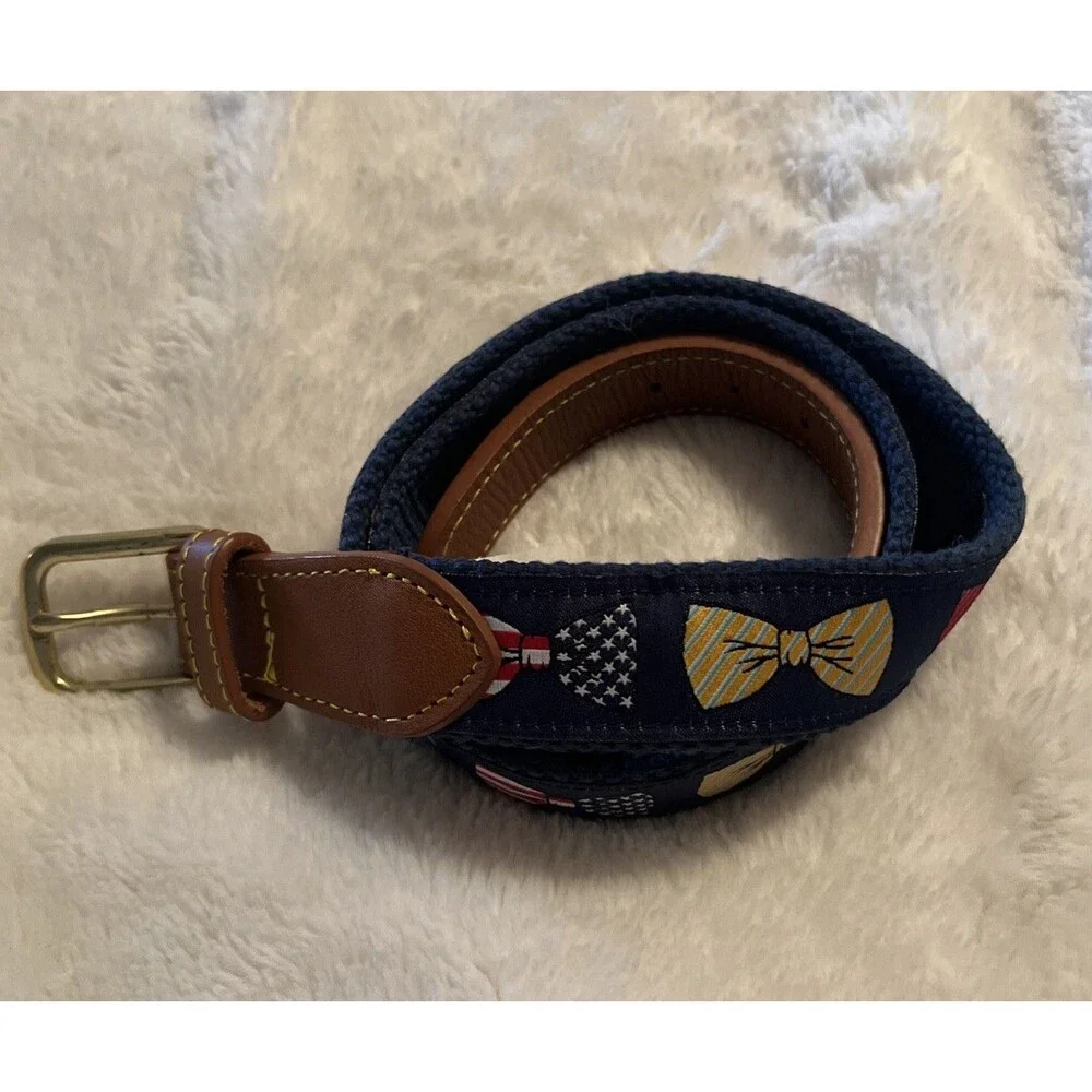 Simply Southern Colorful Bowtie Belt Size 34